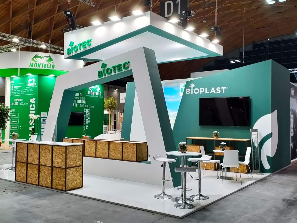 Esplora, progettazione stand fieristici Biotec